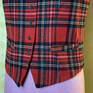 90s Gap Wool Tartan Vest